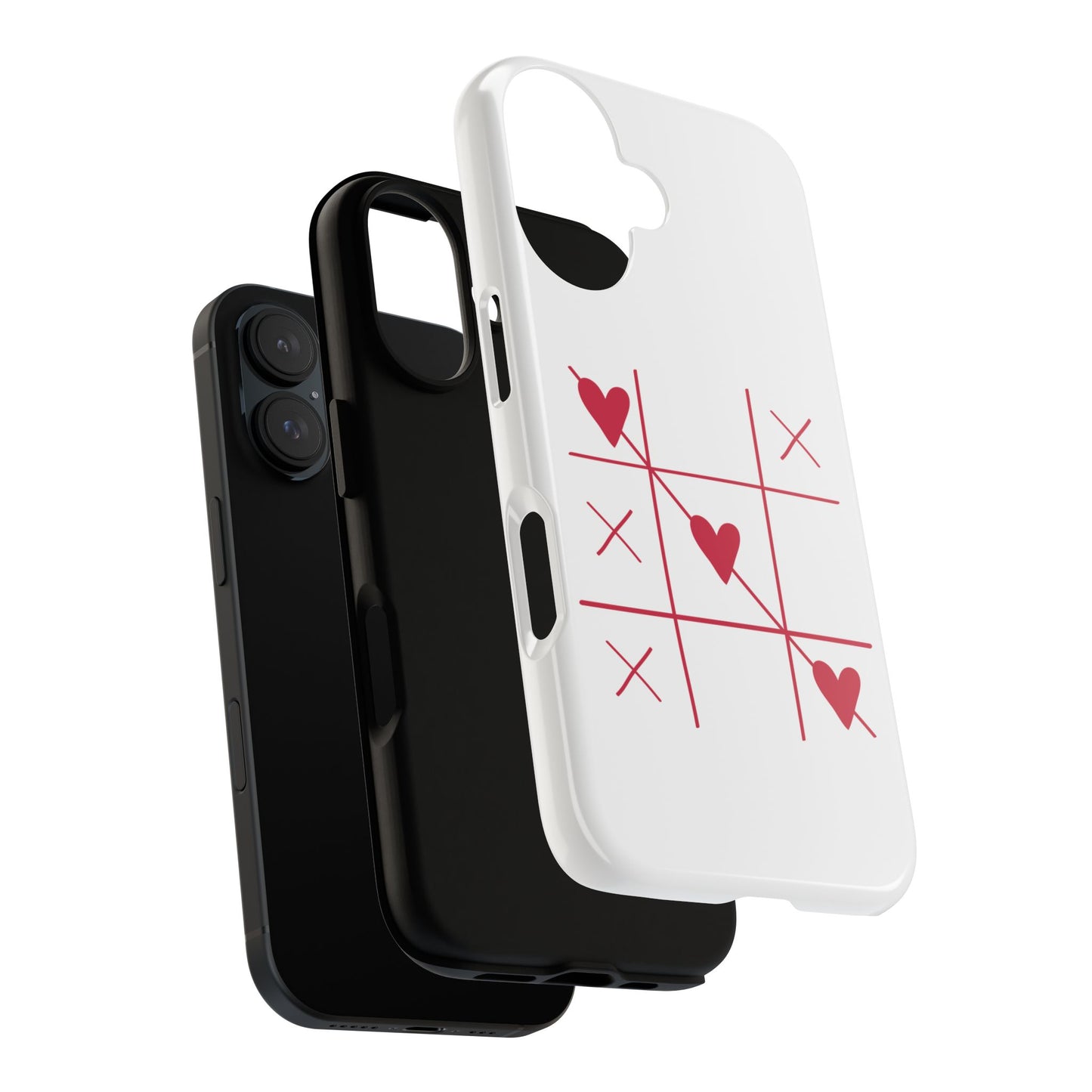 Romantic Phone Case with Tic-Tac-Toe Heart Design, Valentine’s Gift, Wedding, Cute Phone Accessory, Love-themed Tech Cover, Thoughtful [...]