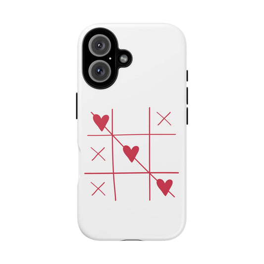 Romantic Phone Case with Tic-Tac-Toe Heart Design, Valentine’s Gift, Wedding, Cute Phone Accessory, Love-themed Tech Cover, Thoughtful [...]