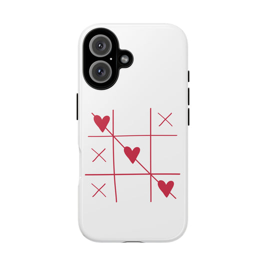 Romantic Phone Case with Tic-Tac-Toe Heart Design, Valentine’s Gift, Wedding, Cute Phone Accessory, Love-themed Tech Cover, Thoughtful [...]