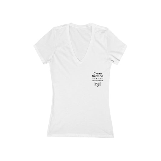 Copy of Eco-Friendly Women's Deep V-Neck Tee, Graphic Tee for Nature Lovers, Sustainable Fashion, Casual Everyday Wear, Spring/Summer Outfit