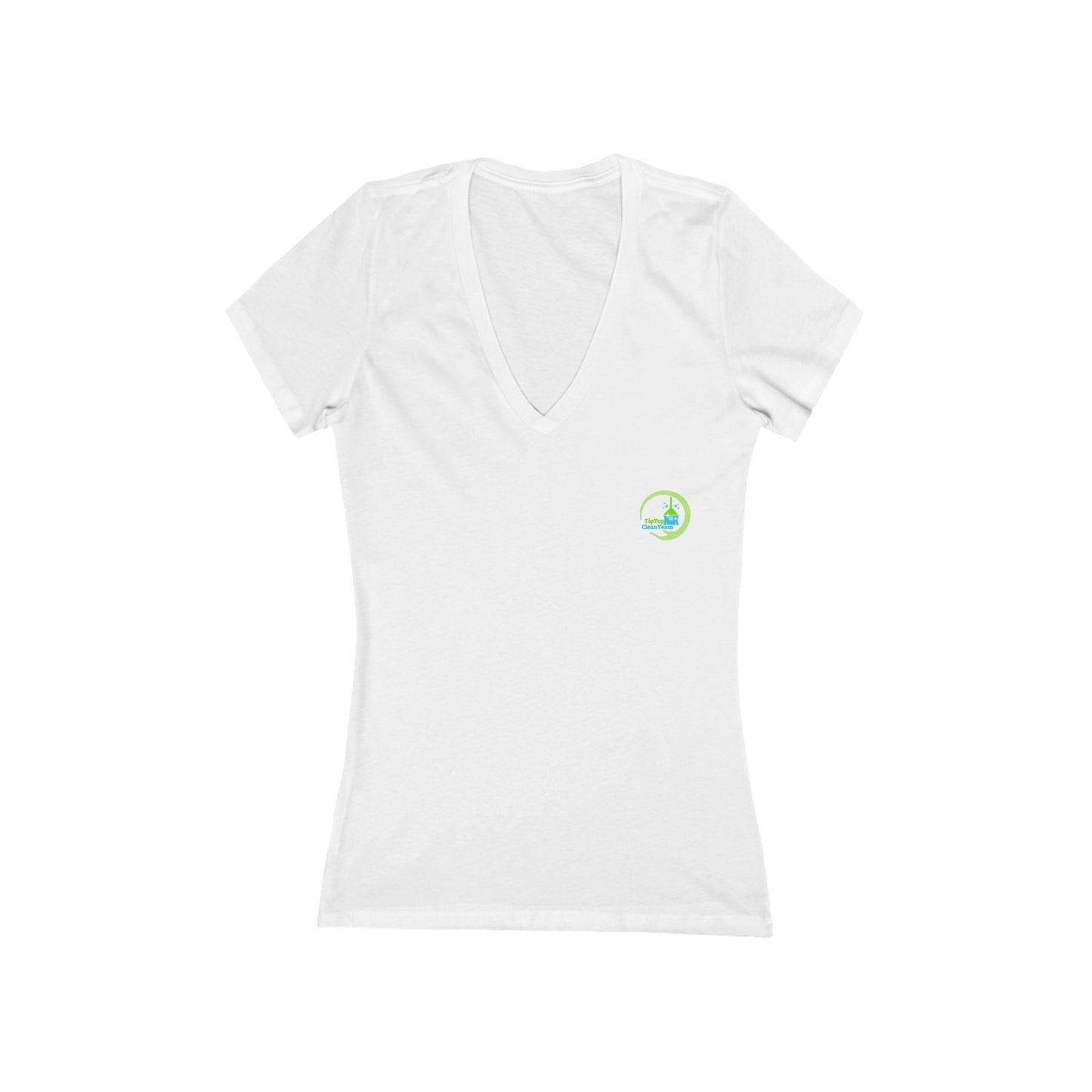 Eco-Friendly Women's Deep V-Neck Tee, Graphic Tee for Nature Lovers, Sustainable Fashion, Casual Everyday Wear, Spring/Summer Outfit