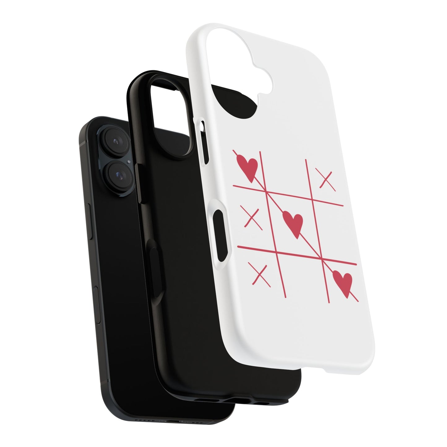Romantic Phone Case with Tic-Tac-Toe Heart Design, Valentine’s Gift, Wedding, Cute Phone Accessory, Love-themed Tech Cover, Thoughtful [...]